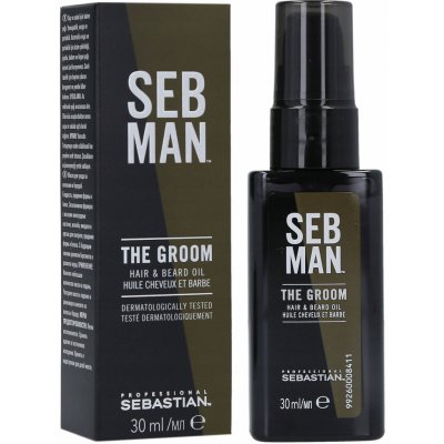 Sebastian Professional Sebman The Groom olej na vousy a bradu 30 ml – Zbozi.Blesk.cz