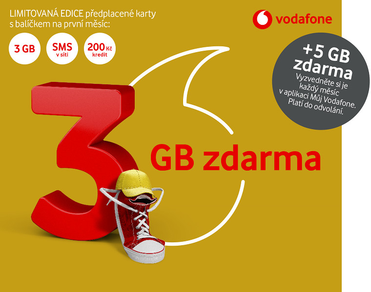 Vodafone zlatá SIM karta od 200 Kč - Heureka.cz