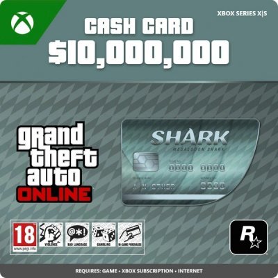 Grand Theft Auto V (GTA 5): Megalodon Shark Cash Card (XSX) – Zbozi.Blesk.cz