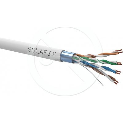 Solarix SXKL-5E-FTP-PVC-GY FTP, Cat5E, licna, PVC, box, 305m