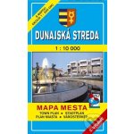 Dunajská Streda Mapa mesta Town plan Stadtplan Plan miasta Várostérkép – Hledejceny.cz