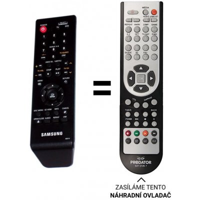 Dálkový ovladač Predátor Samsung DVD AK59-00071F – Hledejceny.cz