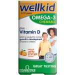 Vitabiotics Wellkid Omega-3 Chewable 60 kapslí – Hledejceny.cz