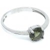 Prsteny Jan Kos jewellery Stříbrný prsten s vltavínem 32106326