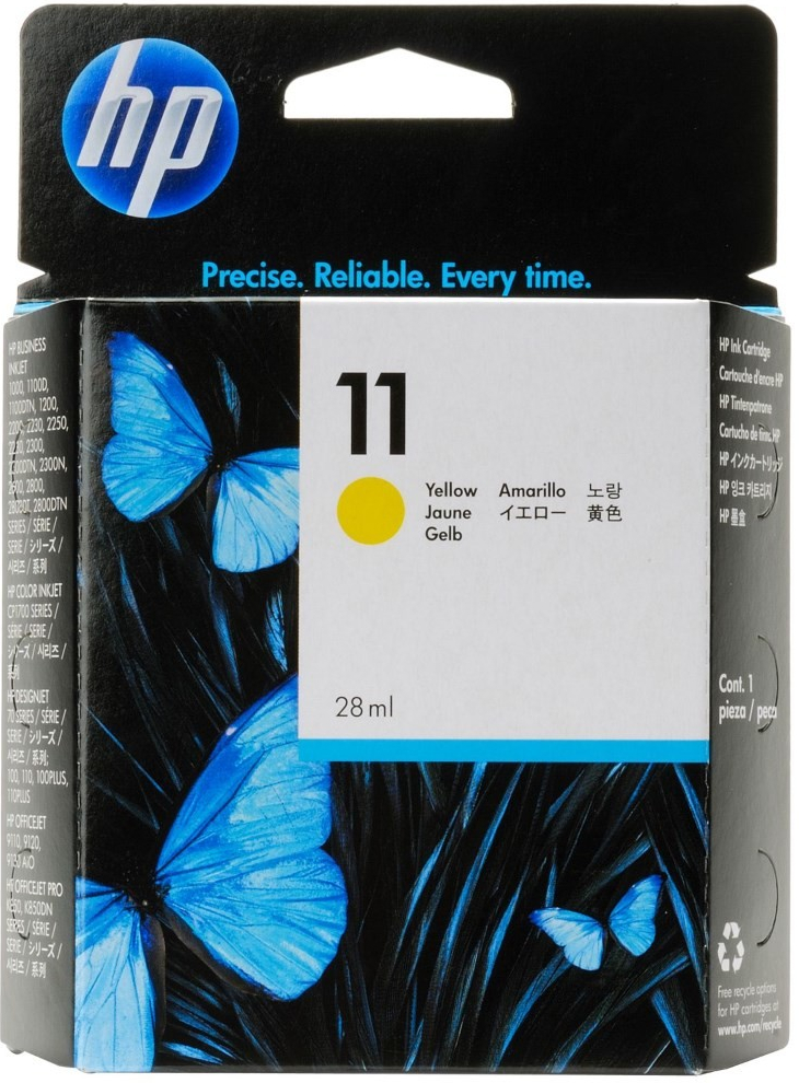 HP 11 originální inkoustová kazeta žlutá C4838A