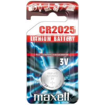MAXELL Lithiová baterie CR2025 1BP Li 3V – Zboží Mobilmania