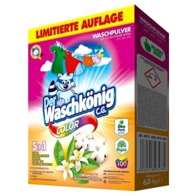Waschkönig prací prášek Color Orangen & Baumwolle 6 kg 100 PD – Zbozi.Blesk.cz