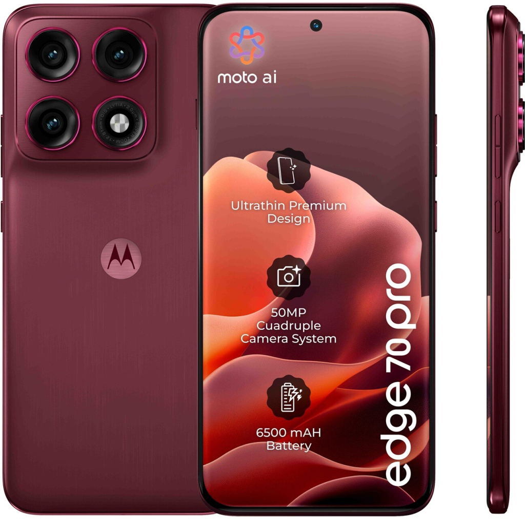 Motorola Edge 70 Pro 5G 8GB/256GB PANTONE Zinfandel na Heureka.cz