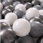 Divio Barevné plastové míčky vzor 034 100 ks
