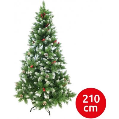 Eurolamp Vánoční stromek SNOWY 210 cm borovice EU0208 – Hledejceny.cz