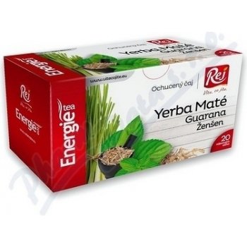 Rej Energie Tea Yerba maté Guaraná Ženšen 20 x 1,5 g