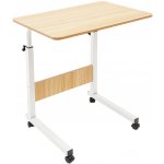 Výškově nastavitelný pojízdný stolek na notebook 40*40*70-90CM s kolečky, studijní psací stůl – Hledejceny.cz