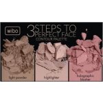 Wibo 3 Steps To Perfect Face Light konturovací paletka na obličej 10 g – Zboží Dáma