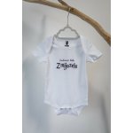 Černá na bílé Bodyčko Budoucí žák ZMIJOZELU krátký rukáv – Zboží Dáma