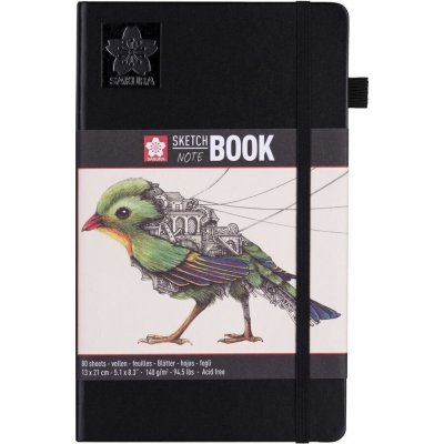 Sakura Sketch/Note Book Skicář 80 13 x 21 cm 140 g – Zboží Dáma