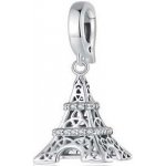 Nubis Stříbrný přívěsek korálek Eiffelova věž B0902 – Zboží Mobilmania