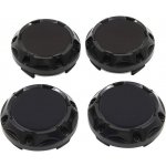 Mapa sourcing 4 ks o průměru 64 mm, 4 klipy na kola a středové kryty nábojů, ochranné kryty, černé | Zboží Auto