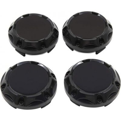 Mapa sourcing 4 ks o průměru 64 mm, 4 klipy na kola a středové kryty nábojů, ochranné kryty, černé | Zboží Auto