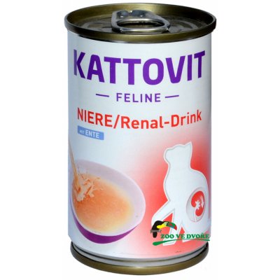 Kattovit Cat Diet Drinks Niere Renal Drink kachna 135 ml – Zbozi.Blesk.cz