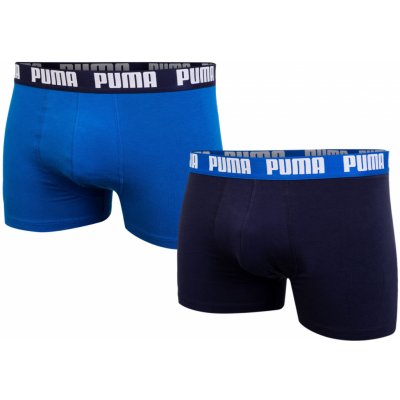 Puma Boxer Blue Dark Blue modré 2 Pack