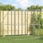 vidaXL Klec pro psy se síťovou střechou 200 x 200 x 200 cm pozinkovaná ocel stříbrná 9799.42008380 – Hledejceny.cz