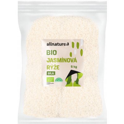 Allnature Jasmínová rýže bílá bio 5 kg – Zboží Mobilmania