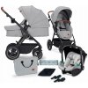 Kočárek Kinderkraft kombinovaný B Tour 3v1 Mink ProLight Grey 2023