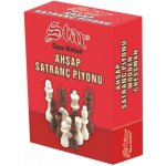 Dřevěné šachové figurky Wooden Chessmen No.4 (Star) – Zboží Dáma