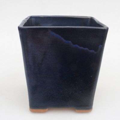 E-bonsai keramická bonsai miska 10,5 x 10,5 x 10,5 cm modrá – Zboží Dáma