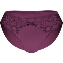 Sassa Slipové dámské kalhotky s mašličkou švestkově-fialová