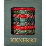 KKNEKKI Dárková sada gumiček KKnekki Holiday Edition – set 8 ks, červená barva, zelená barva, textil – Hledejceny.cz