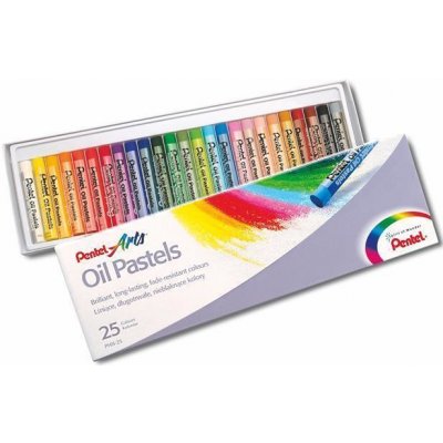 Pentel Pentel Olejové pastely 25 barev – Sleviste.cz
