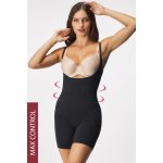 Dorina Stahovací body Phoebe s otevřeným klínem černá – Zboží Dáma