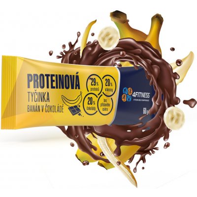 4fitness.cz Proteinová tyčinka LOW-CARB 60 g – Hledejceny.cz