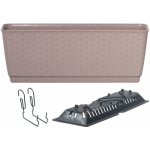 Prosperplast RATOLLA PW 49.2x17.2x17.4 cm tmavě béžový – Zboží Dáma