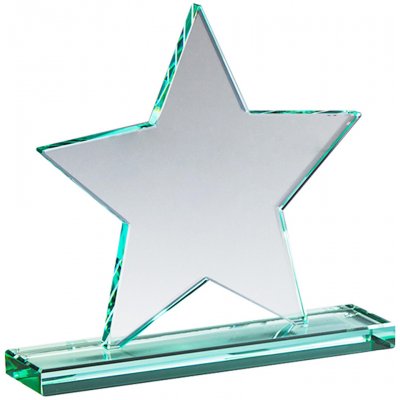 Skleněná plaketa – Zboží Dáma