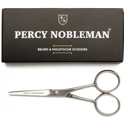 Percy Nobleman Beard & Moustache Scissors Nůžky na vousy a knír – Zboží Dáma