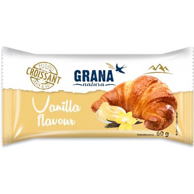 Grana Natura Croissant vanilka 60 g – Zboží Mobilmania