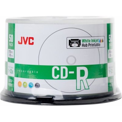 JVC CD-R 700MB 52x printable 50ks (701715JCK0021) – Hledejceny.cz