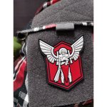Nášivka Archangel Saint Michael shield JTG® – Červená – Zboží Mobilmania