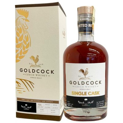 Gold Cock Black Stuff Single Cask 1999 24y L.E. 60,9% 0,7 l (karton) – Hledejceny.cz