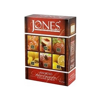 Jones Tea variace černých ochucených čajů 60 kusů