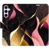 Pouzdro a kryt na mobilní telefon Samsung iSaprio Gold Pink Marble 02 Samsung Galaxy A55 5G