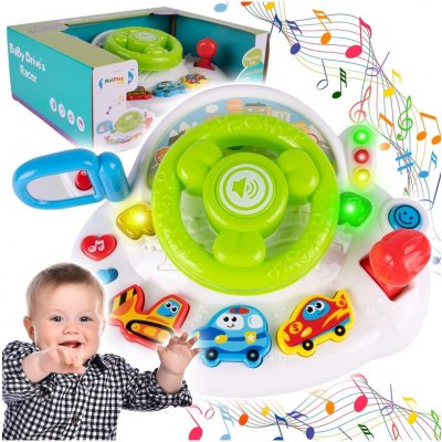 Majlo Toys Interaktivní volant pro nejmenší se světlem a zvukem Baby Drive – Zboží Mobilmania
