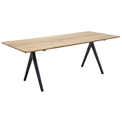 Gloster Split Gloster obdélníkový 280 x 92 x 74 cm rám hliník white deska teak – Hledejceny.cz