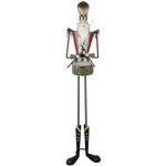 Clayre & Eef Veliká kovová socha Louskáček Nutcracker s bubnem - 38*47*183 cm – Hledejceny.cz