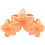 Květinový skřipec na vlasy Barva: růžová – Zboží Dáma