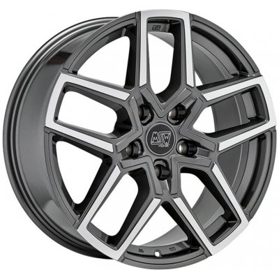 MSW 52 8.5x20 5x108 ET40 gloss gunmetal polished – Hledejceny.cz