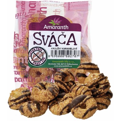 Amaranth life Sváča kroužky karamel 25 g – Hledejceny.cz