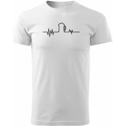 Trikíto pánské tričko EKG Pivo Bílá